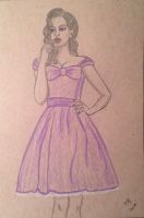 Purple Summer Dress